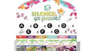 Un présentoir de graines est désormais proposé sous la marque Silence, ça pousse !
